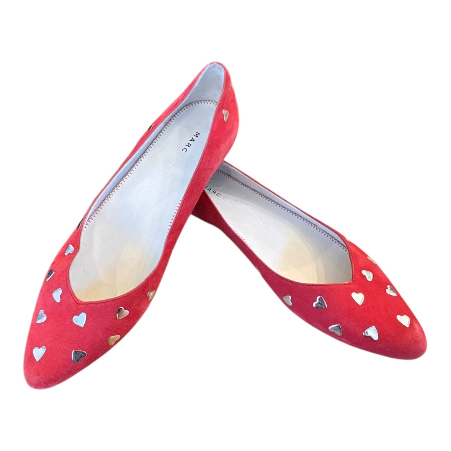 Shoes Designer By Marc Jacobs In Red, Size:7