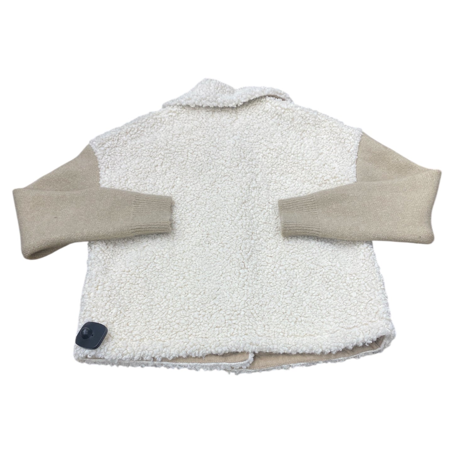Jacket Faux Fur & Sherpa By Skies Are Blue In Cream & Tan, Size:S