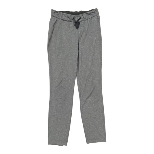 Athletic Pants By Lululemon In Grey, Size:4