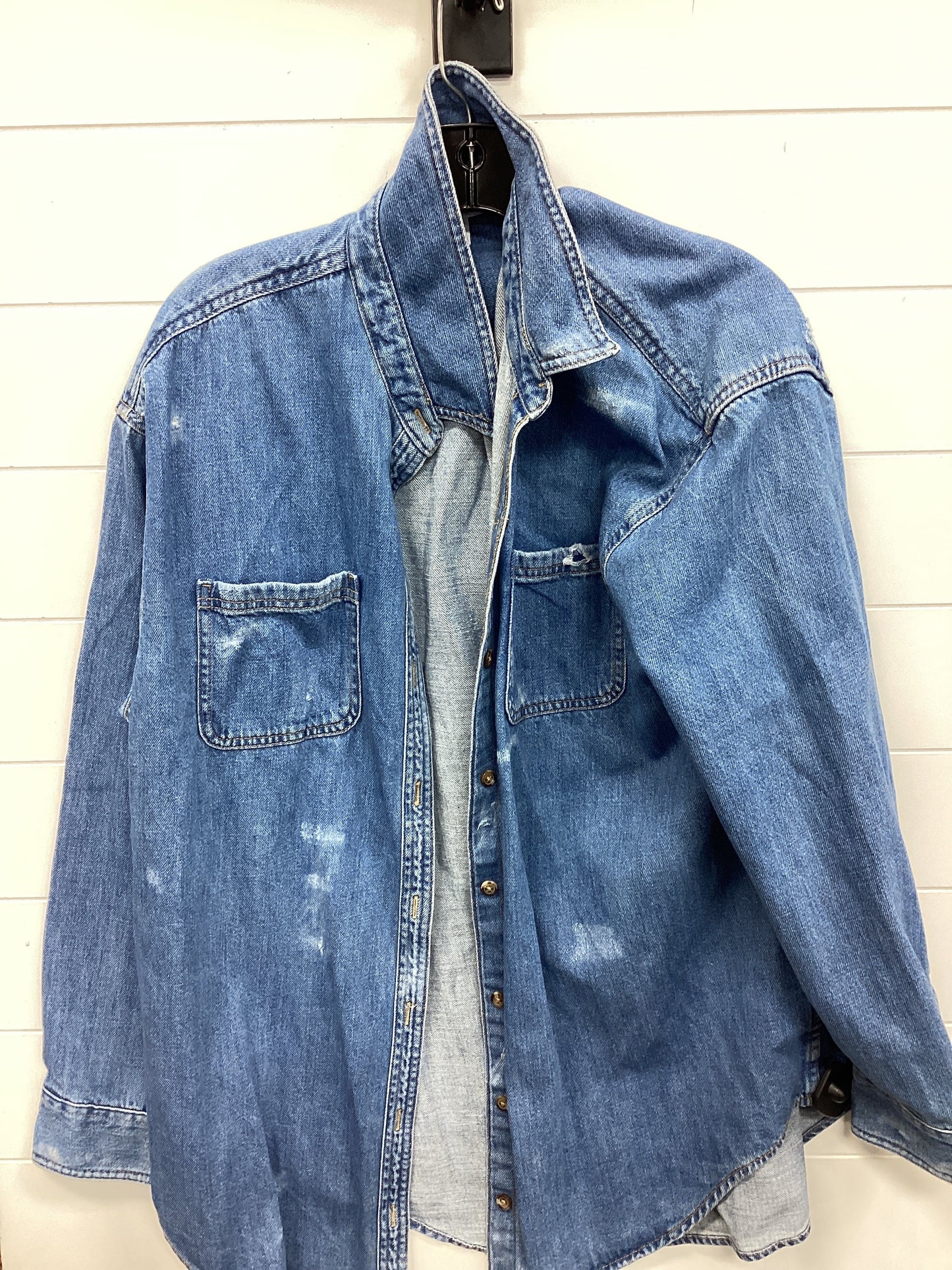 Top Ls By Old Navy In Blue, Size:L