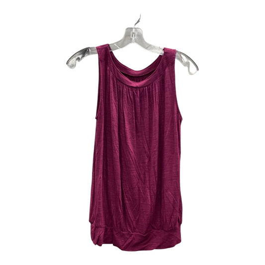 Top Sleeveless By Loft In Red, Size:Xs