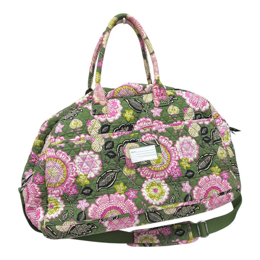 Duffle And Weekender By Vera Bradley In Green & Pink, Size:Large