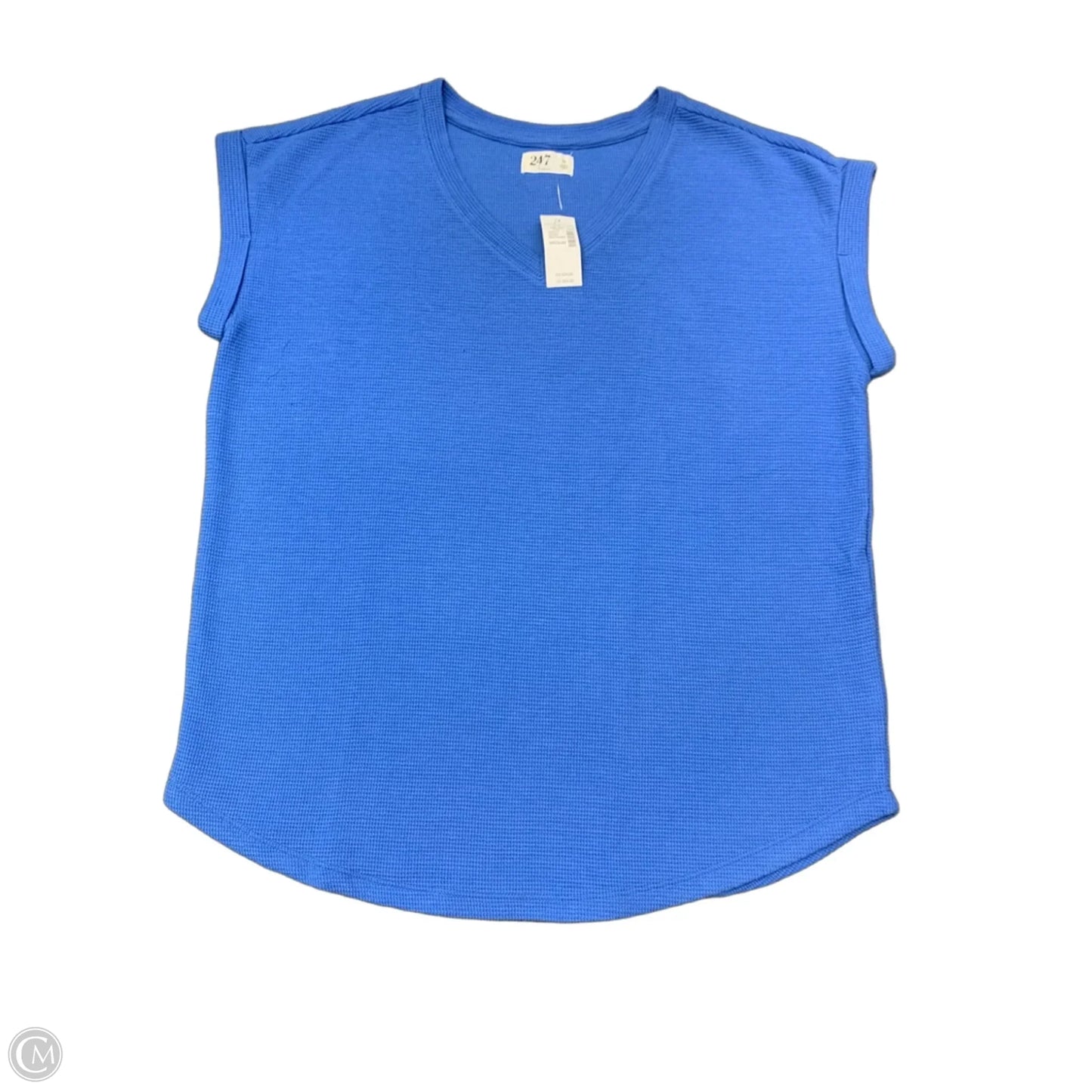 Top Short Sleeve By Maurices In Blue, Size: M