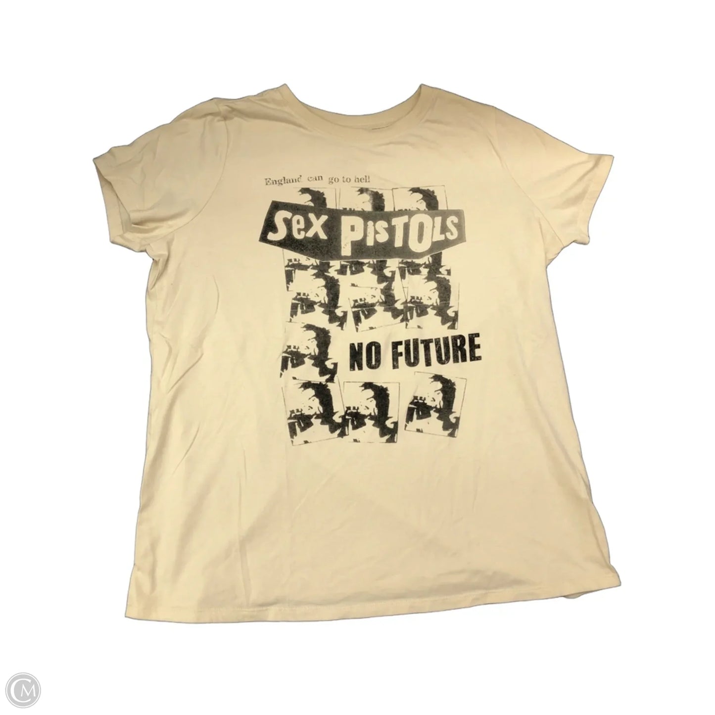 Top Short Sleeve By Torrid In Tan, Size: 1x