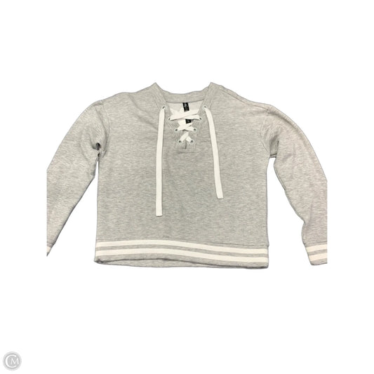 Athletic Sweatshirt Crewneck By 90 Degrees By Reflex In Grey, Size: Xs