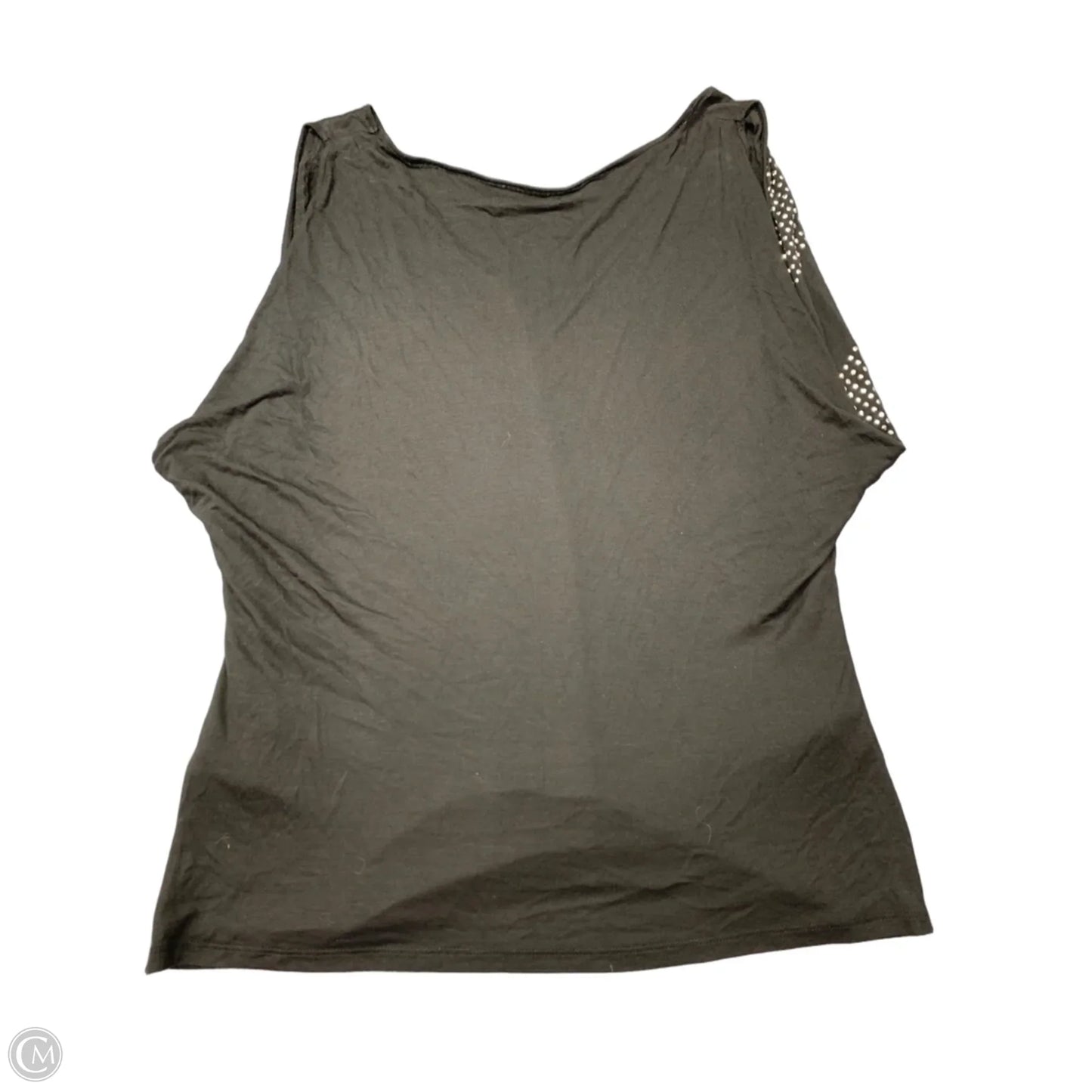 Top Short Sleeve By International Concepts In Black, Size: L