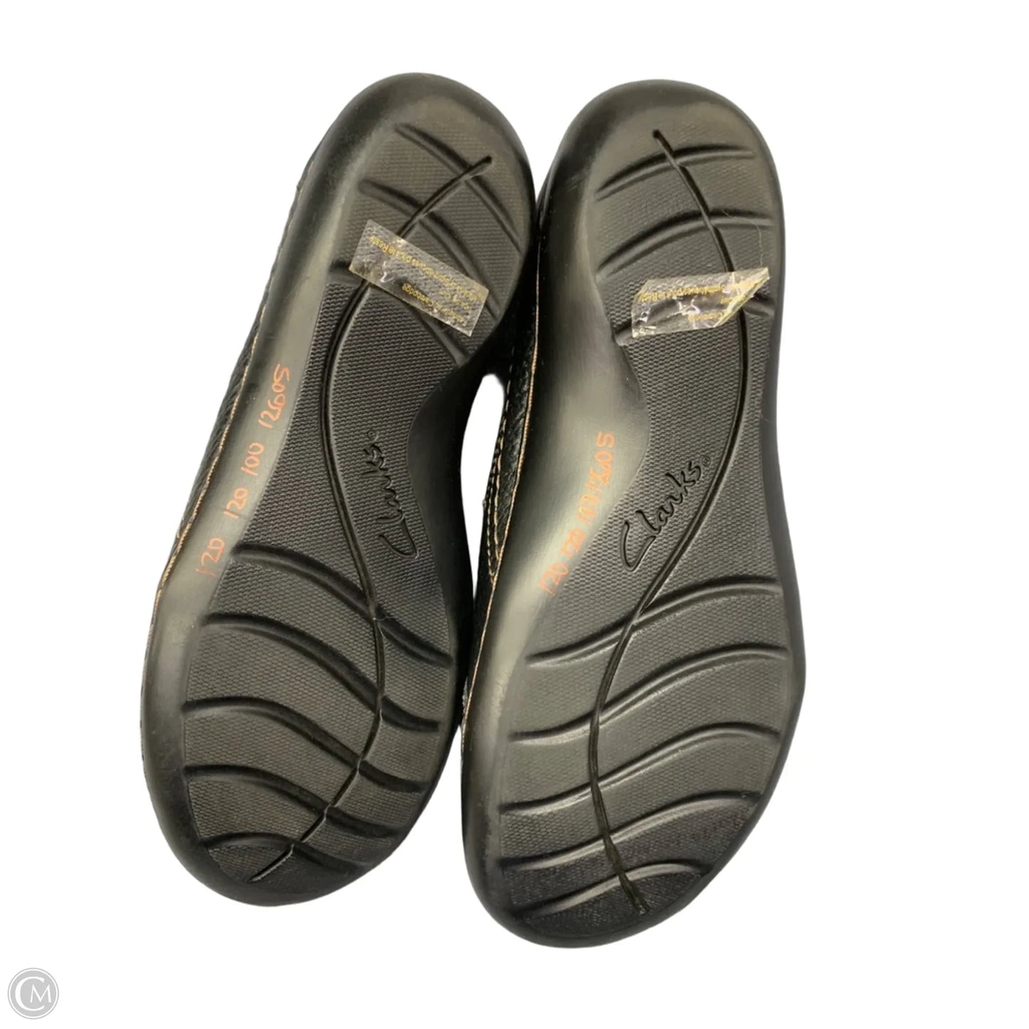 Shoes Flats By Clarks In Black, Size: 6