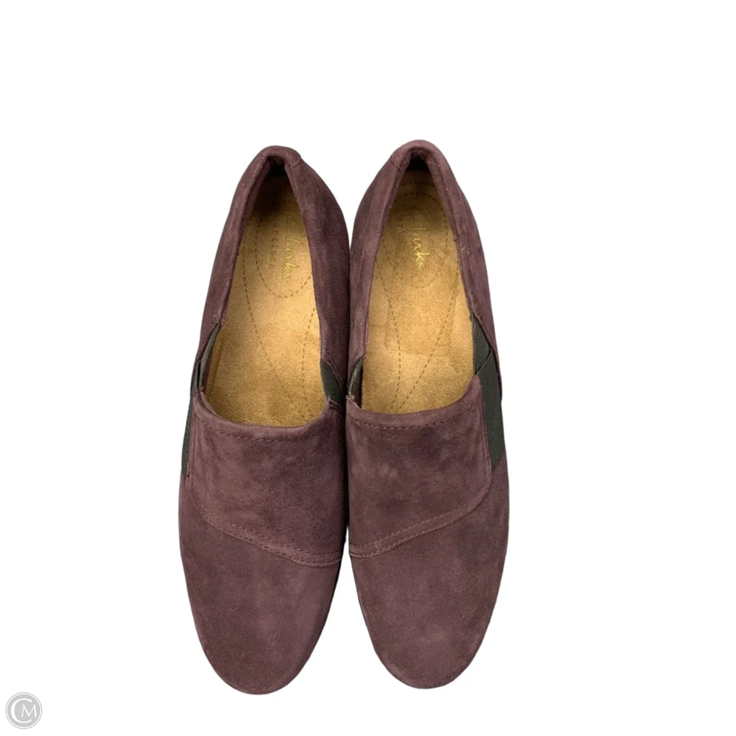 Shoes Flats By Clarks In Purple, Size: 6
