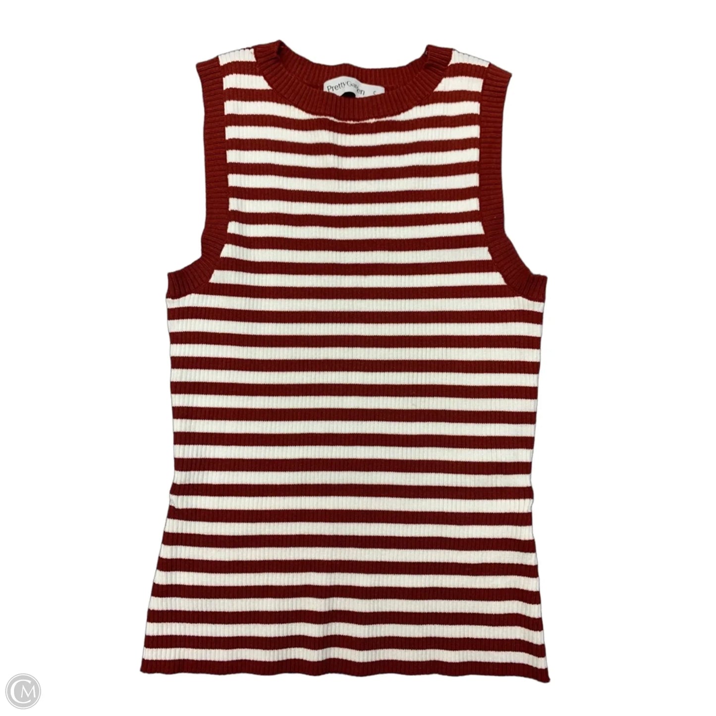Tank Top By Prettygarden In Red & White, Size: S