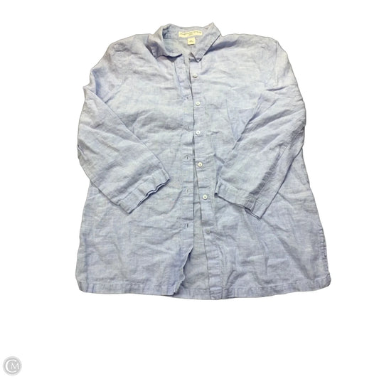 Top Long Sleeve By Josephine Chaus In Blue, Size: M
