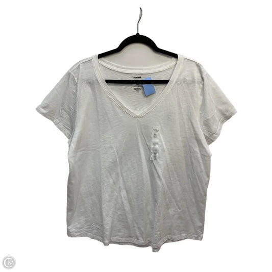 Top Short Sleeve By Sonoma In White, Size: Xxl