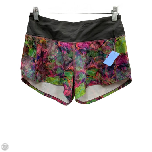 Athletic Shorts By Lululemon In Multi-colored, Size: 4