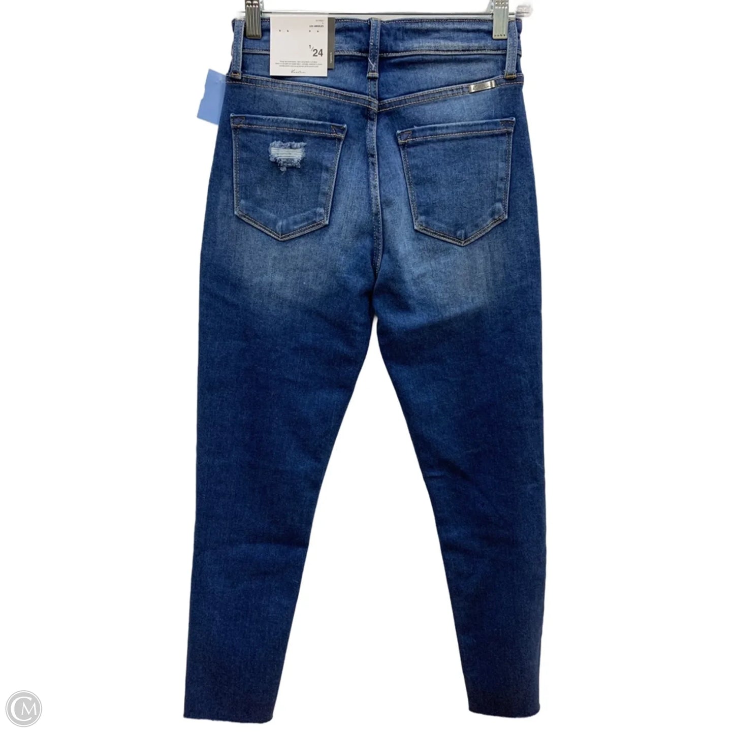 Jeans Skinny By Kancan In Blue Denim, Size: 0