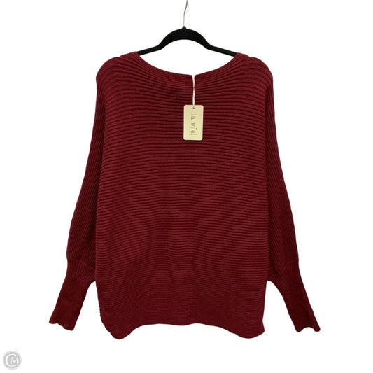 Sweater By La Miel In Maroon, Size: M