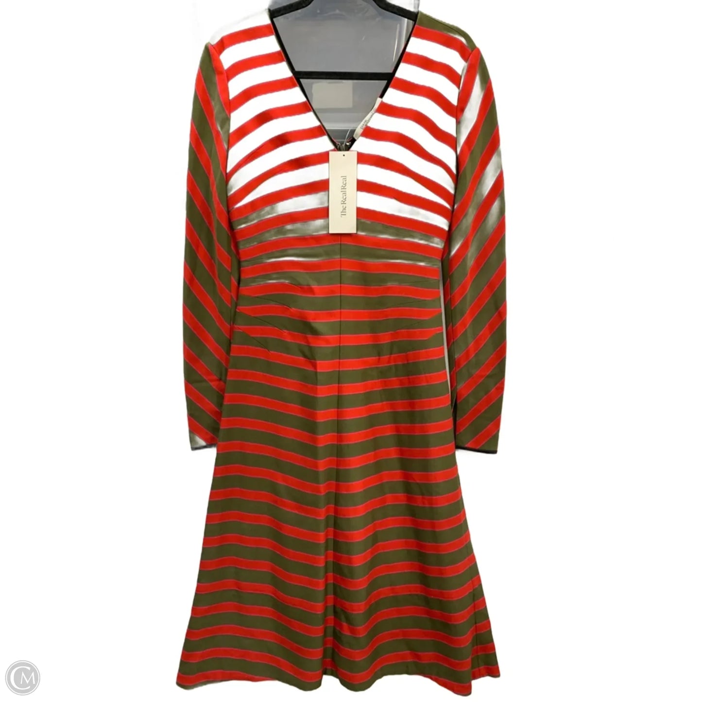 Dress Designer By Diane Von Furstenberg In Striped Pattern, Size: 4