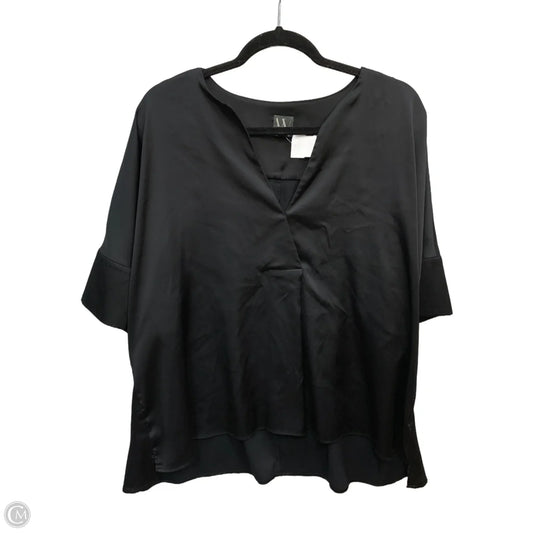 Top Short Sleeve By Worthington In Black, Size: Xxl