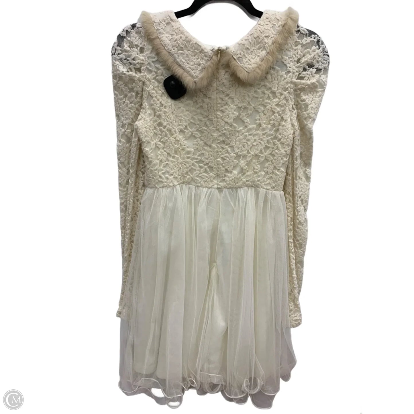 Dress Casual Midi By Areve In Cream, Size: S