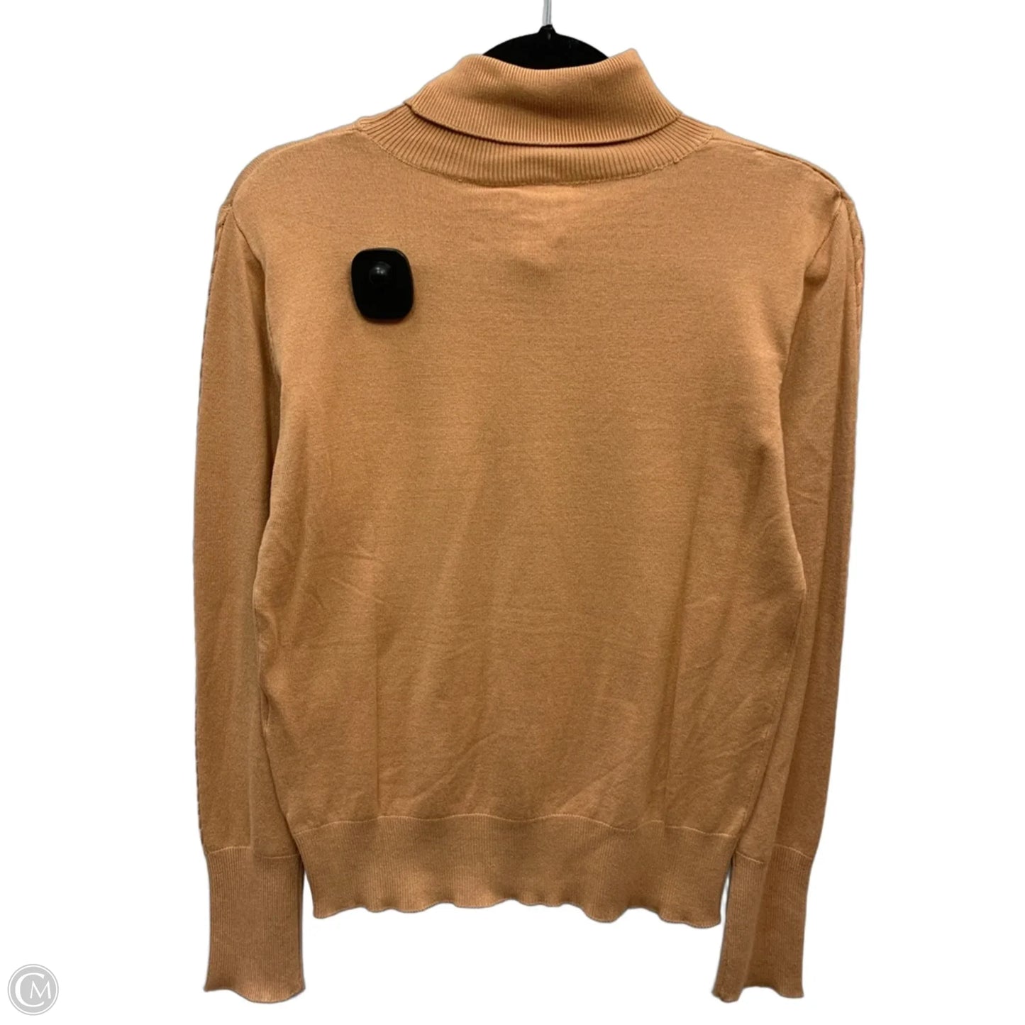 Top Long Sleeve By Cmc In Tan, Size: M