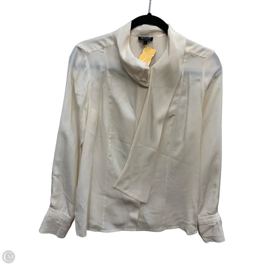 Top Long Sleeve By Worth Ny In Cream, Size: S