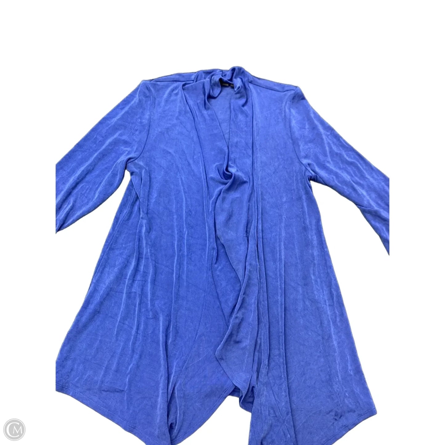 Top 2pc Long Sleeve By Chicos In Blue, Size: 8