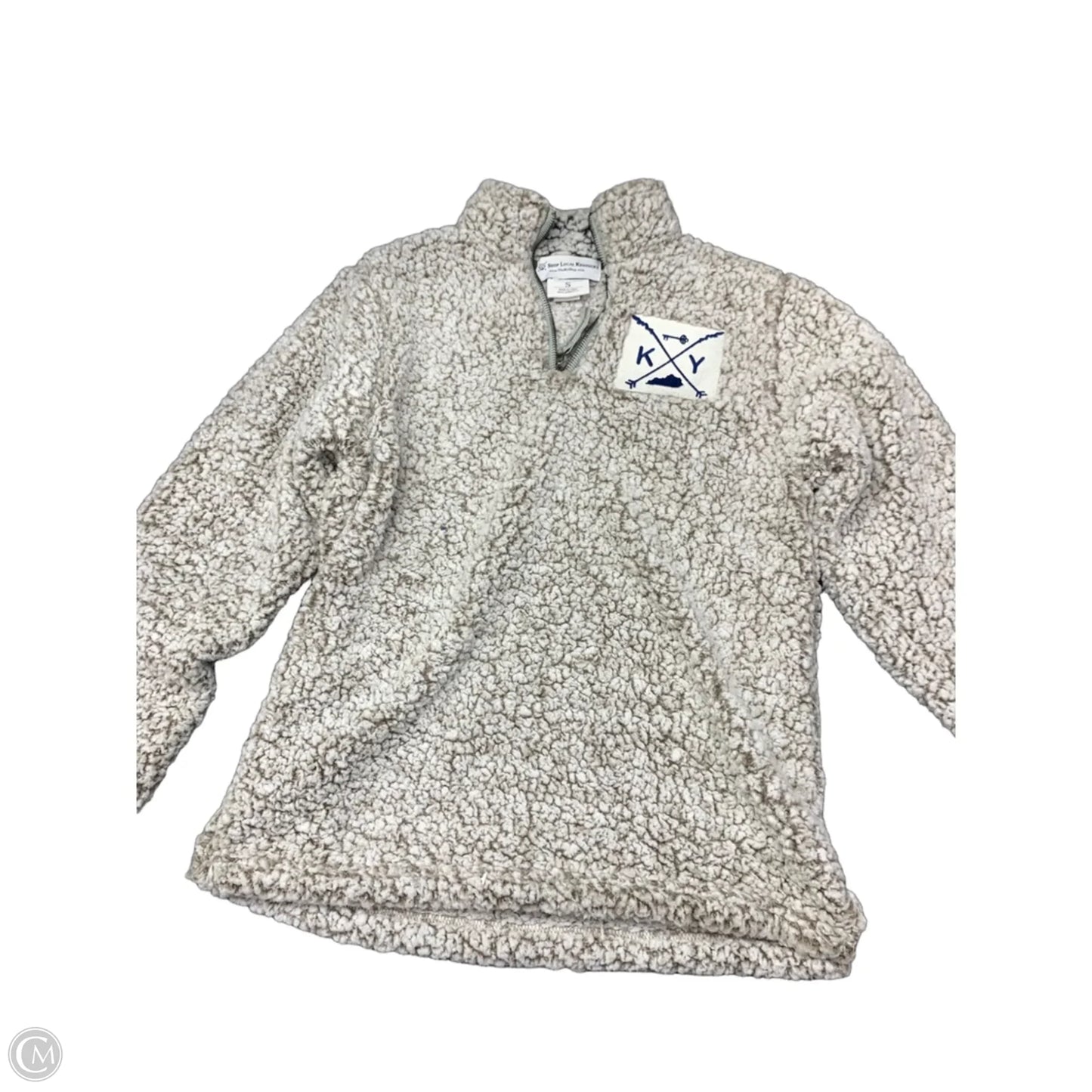 Sweatshirt Crewneck By Cme In Grey, Size: S