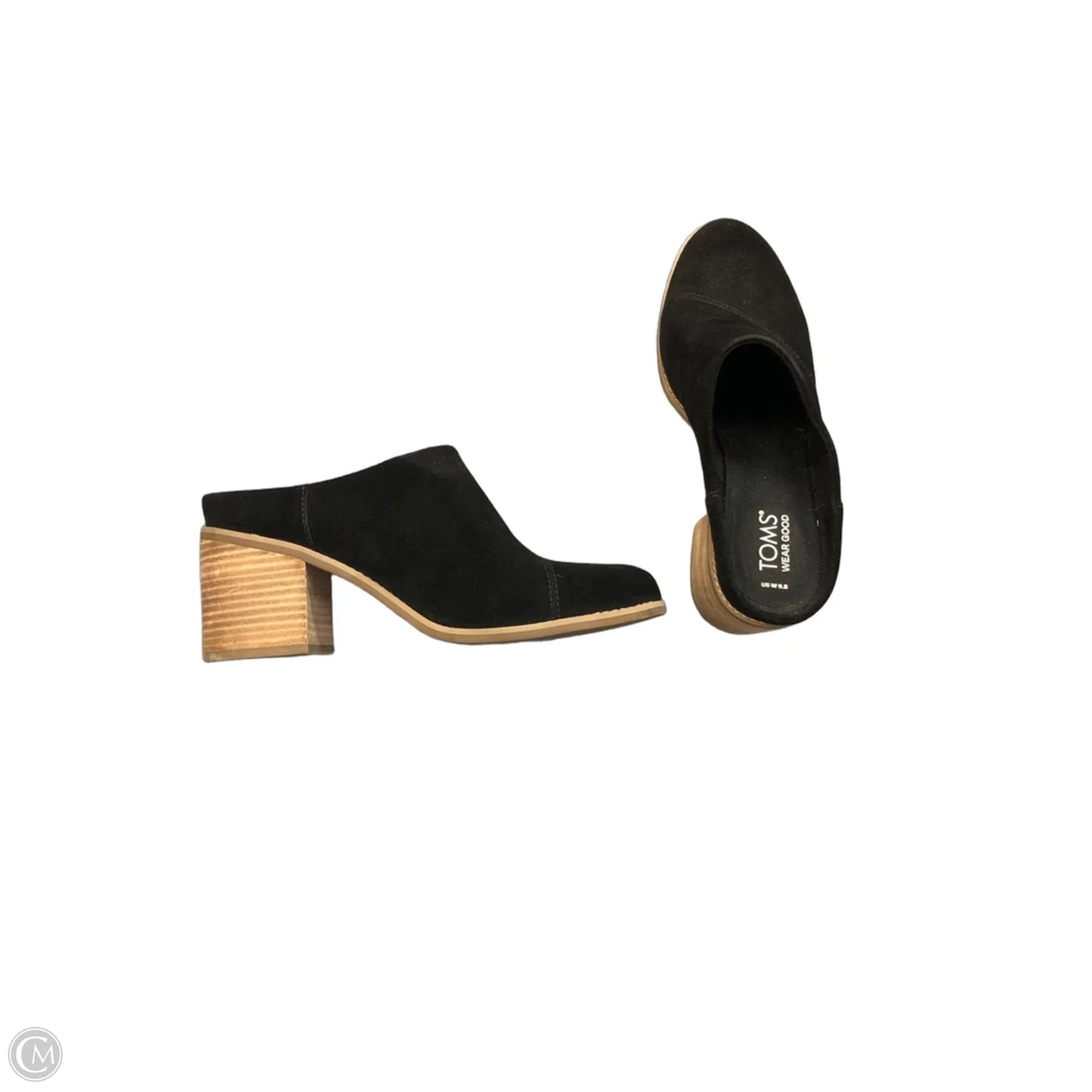 Shoes Heels Block By Toms In Black, Size: 9.5