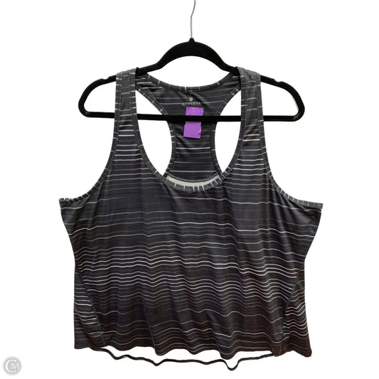 Athletic Tank Top By Athleta In Grey, Size: 2x