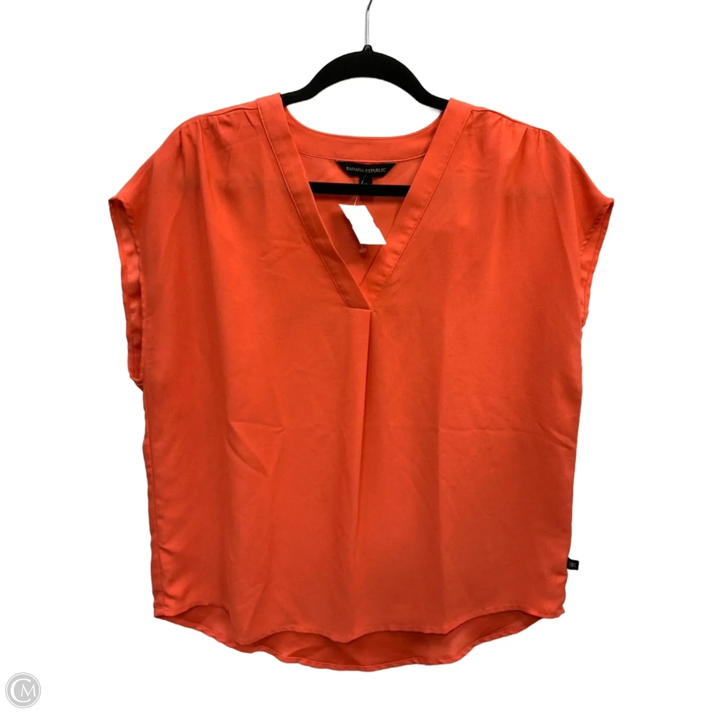 Top Sleeveless By Banana Republic In Orange, Size: M