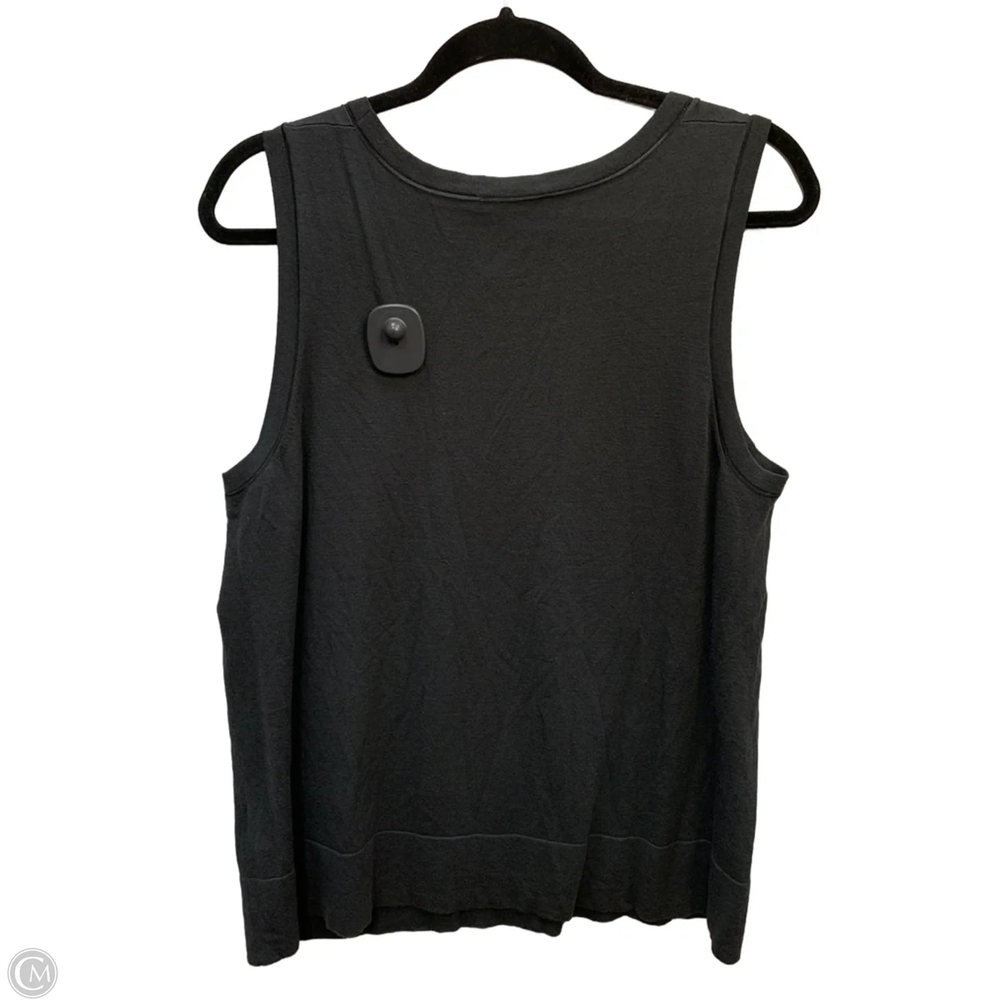 Top Sleeveless Designer By Lafayette 148 In Grey, Size: Xl
