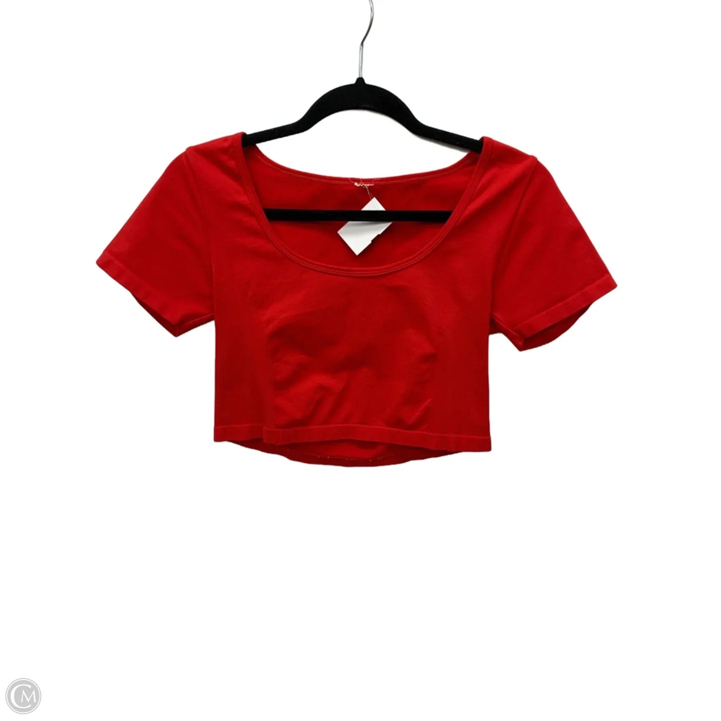 Athletic Top Short Sleeve By Fabletics In Red, Size: M