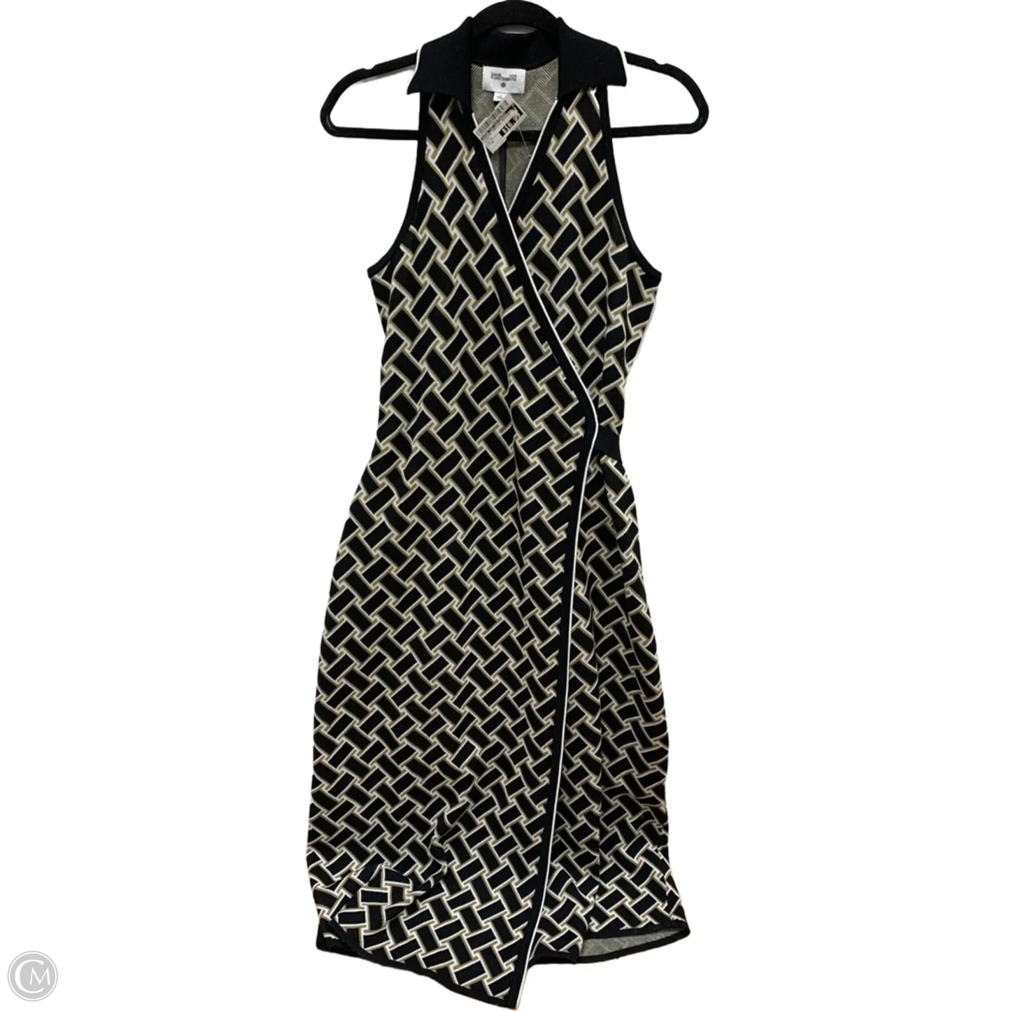 Sweater Dress Designer By Diane Von Furstenberg In Black, Size: M