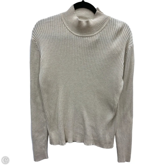 Sweater By Croft And Barrow In Cream, Size: Xl
