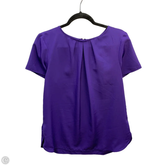 Top Short Sleeve By Lands End In Purple, Size: 14