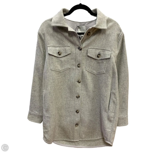 Coat Peacoat By Gentle Fawn In Grey, Size: Xs