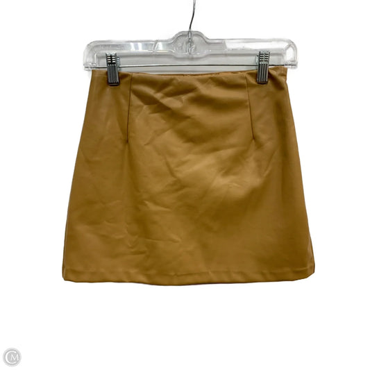 Skirt Mini & Short By Abercrombie And Fitch In Brown, Size: Xs