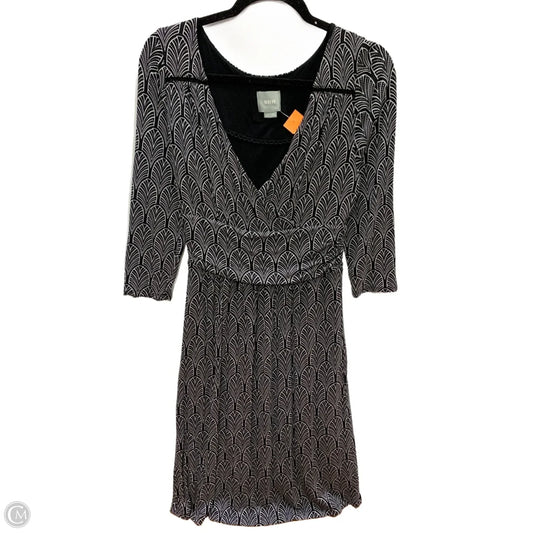 Dress Casual Midi By Maeve In Black, Size: M