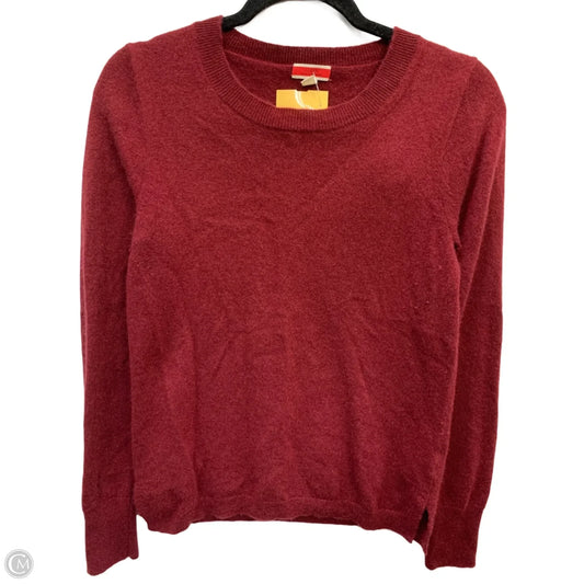 Sweater Cashmere By J. Crew In Red, Size: M