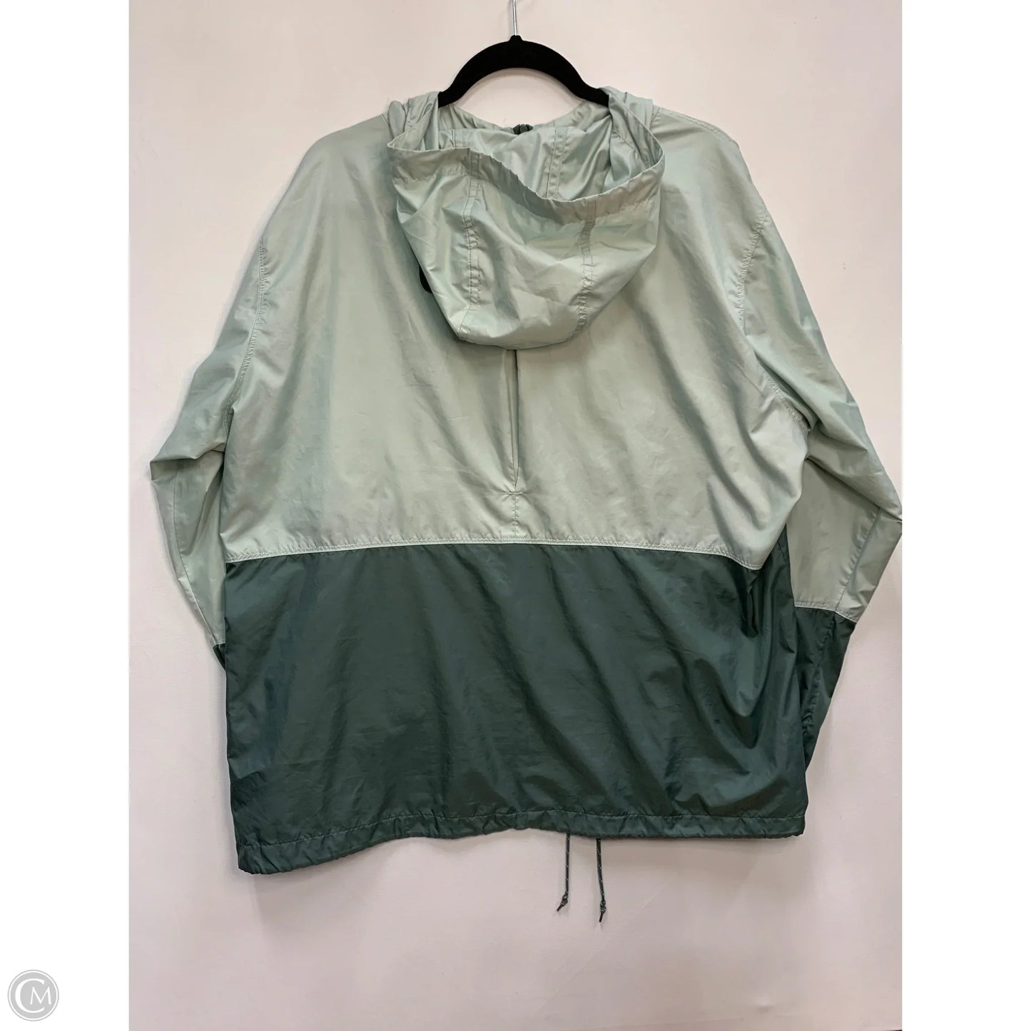 Coat Raincoat By Columbia In Green, Size: 2x