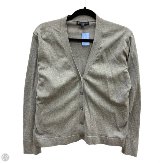Cardigan By Brooks Brothers In Grey, Size: M