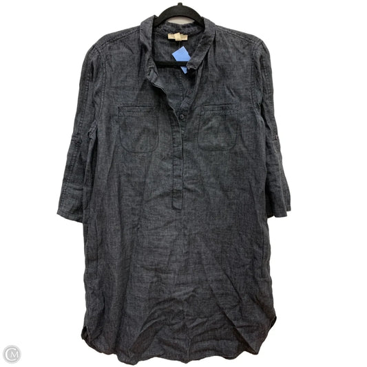 Dress Casual Midi By Eileen Fisher In Blue Denim, Size: S