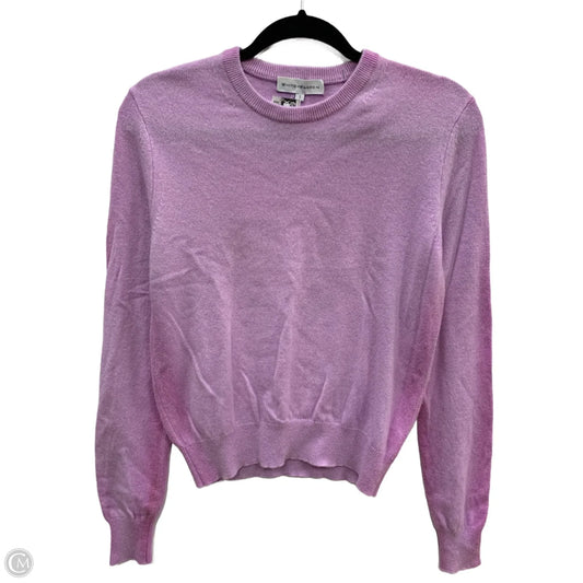 Sweater By White And Warren In Purple, Size: L