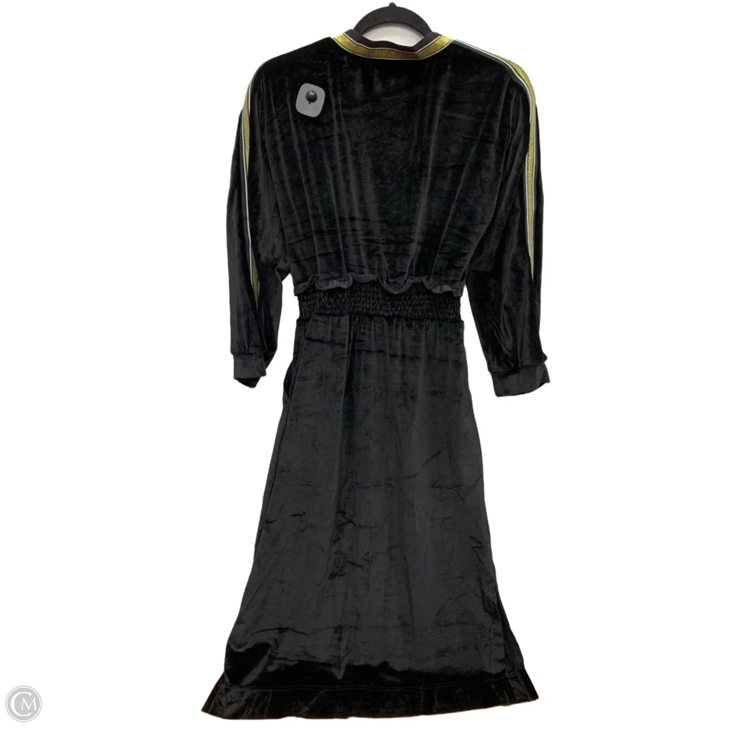Dress Casual Maxi By Clothes Mentor In Black & Gold, Size: S