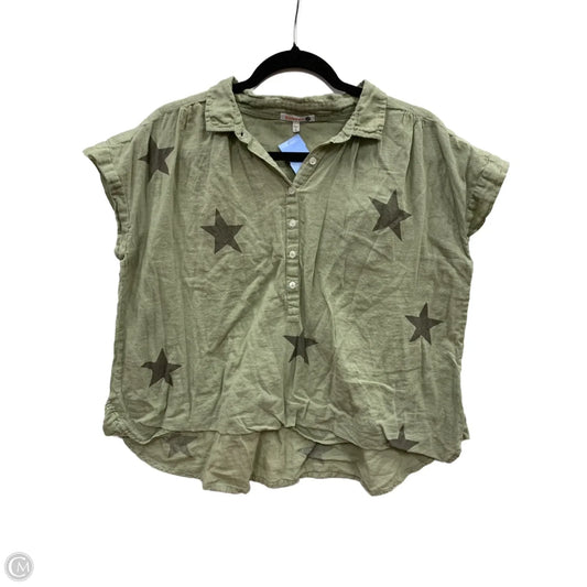 Top Short Sleeve By Sundry In Green, Size: S