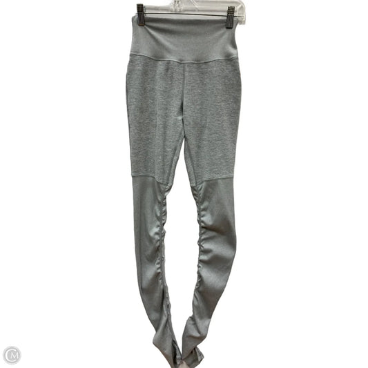 Athletic Leggings By Alo In Grey, Size: Xs