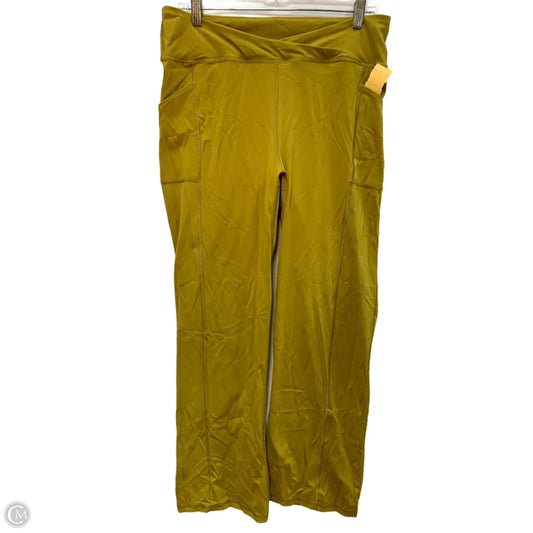 Athletic Leggings By Free People In Yellow, Size: L