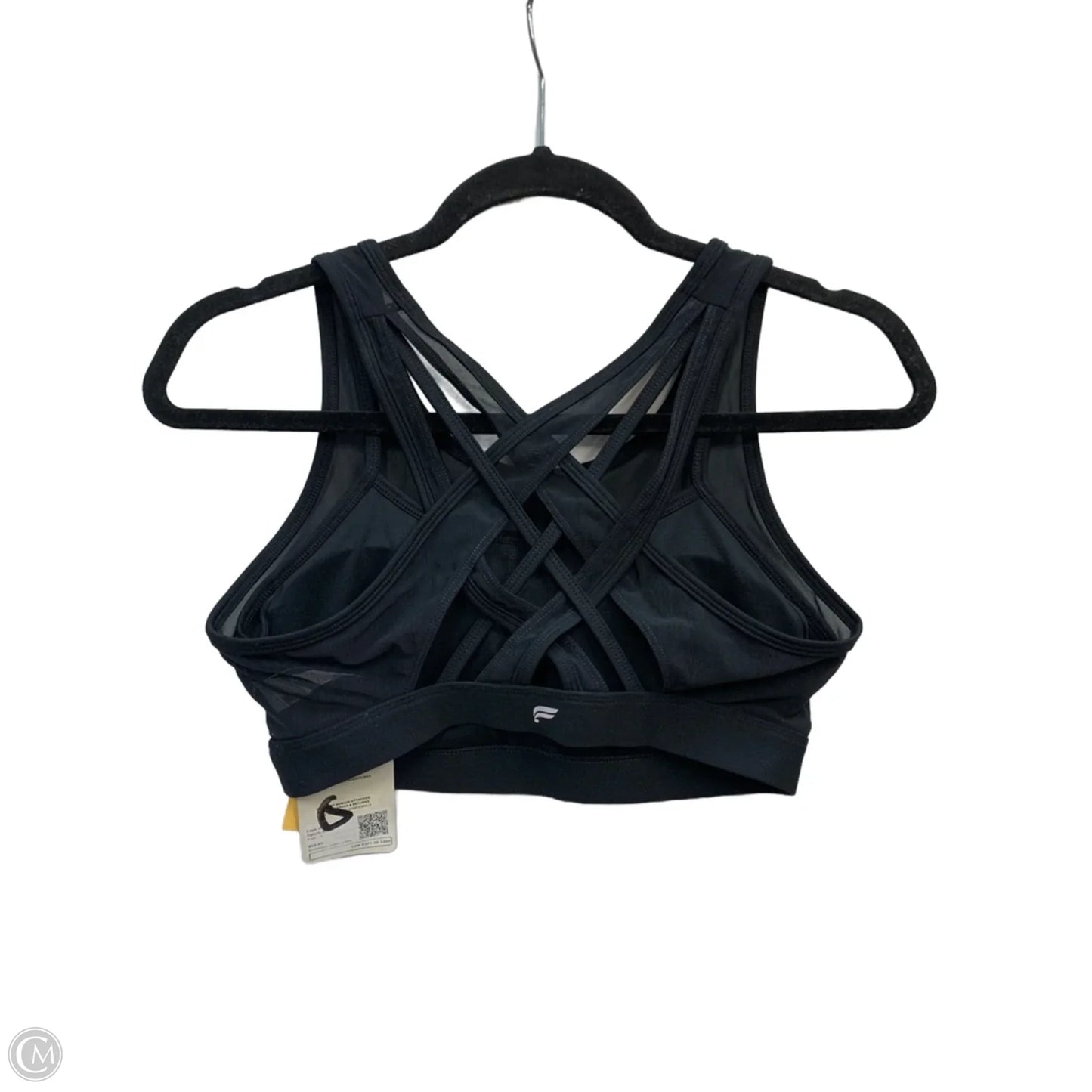 Athletic Bra By Fabletics In Black, Size: S