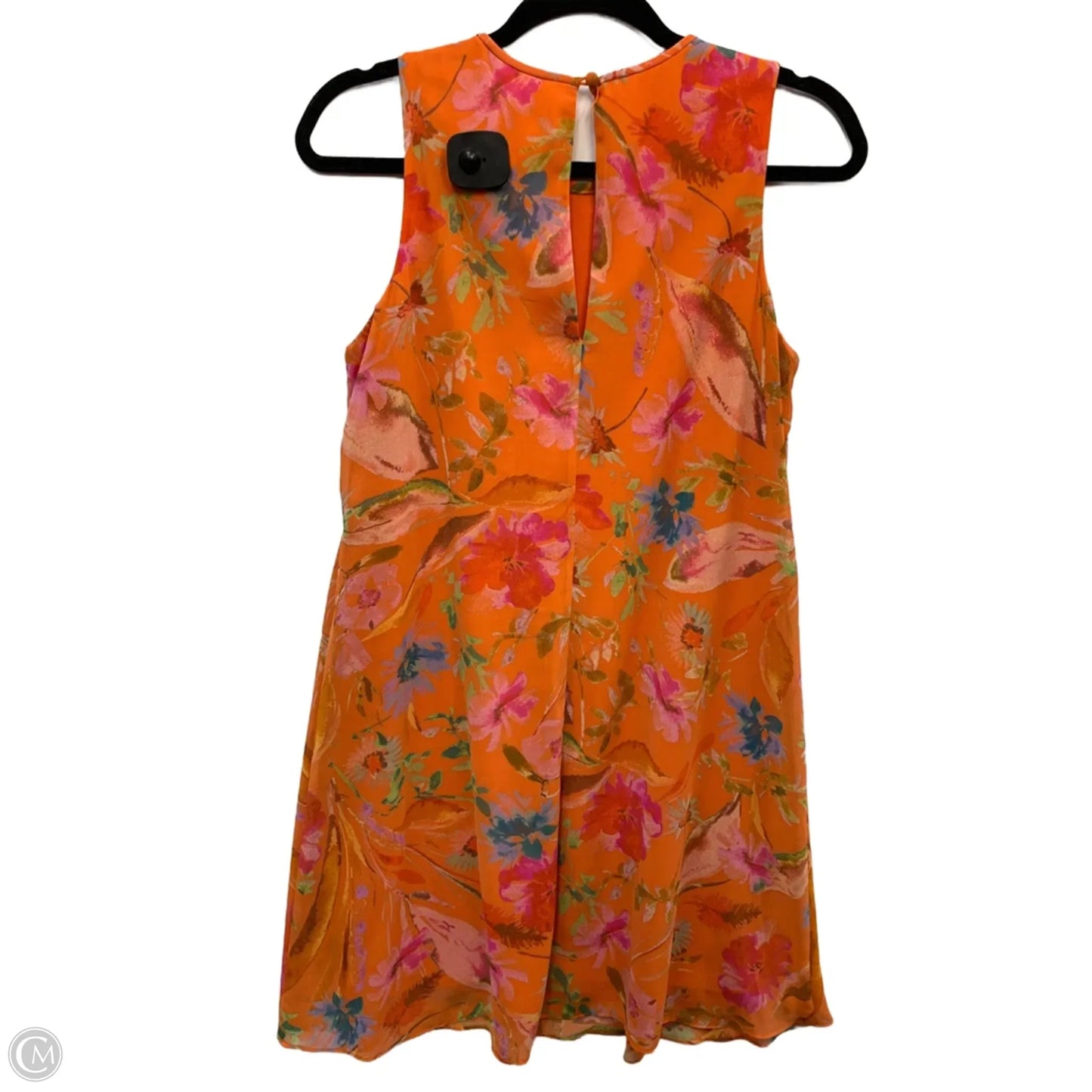 Dress Casual Short By Calvin Klein In Orange, Size: 4