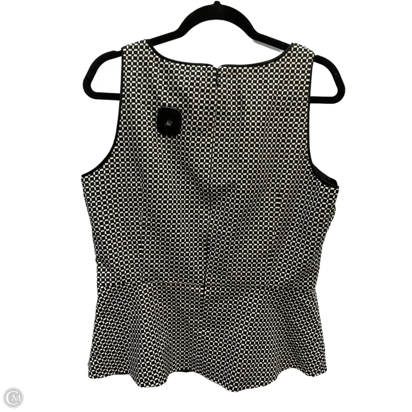 Tank Top By White House Black Market In Checkered Pattern, Size: 14