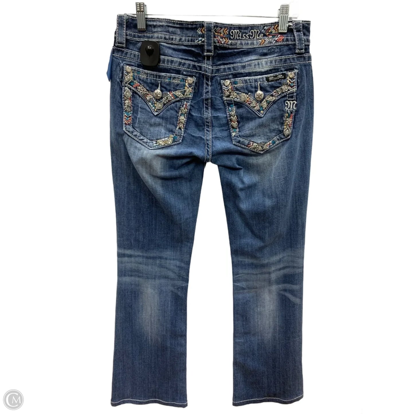 Jeans Boot Cut By Miss Me In Blue Denim, Size: 8