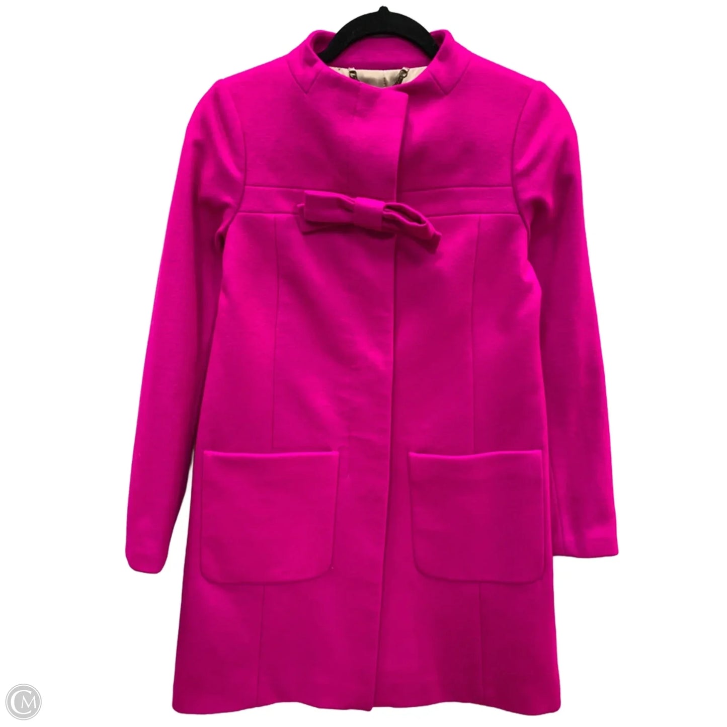 Coat Wool By J. Crew In Pink, Size: 0p